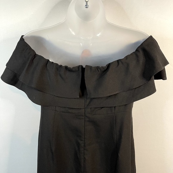 Banana Republic off the shoulder little black dress lbd | Midi Dress | Size 8 - Picture 5 of 7